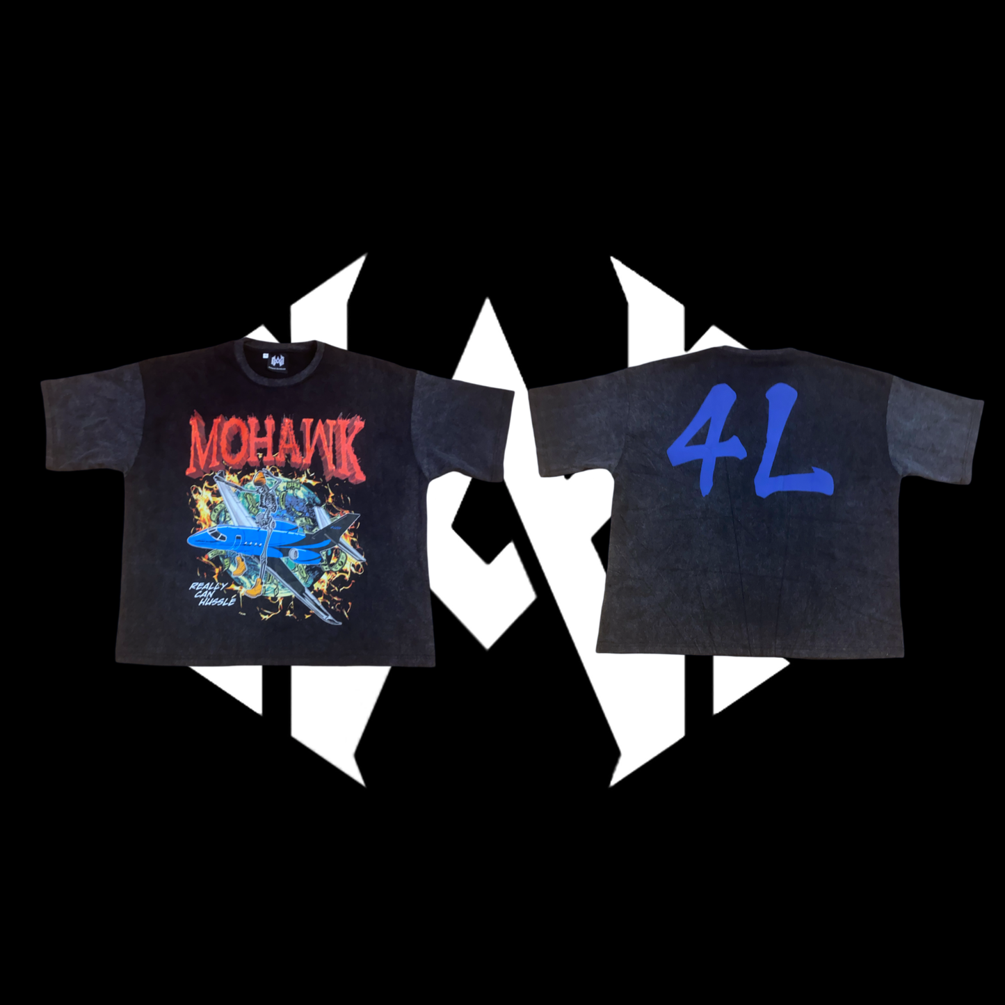 Vintage Mohawk Worldwide Cropped Tee