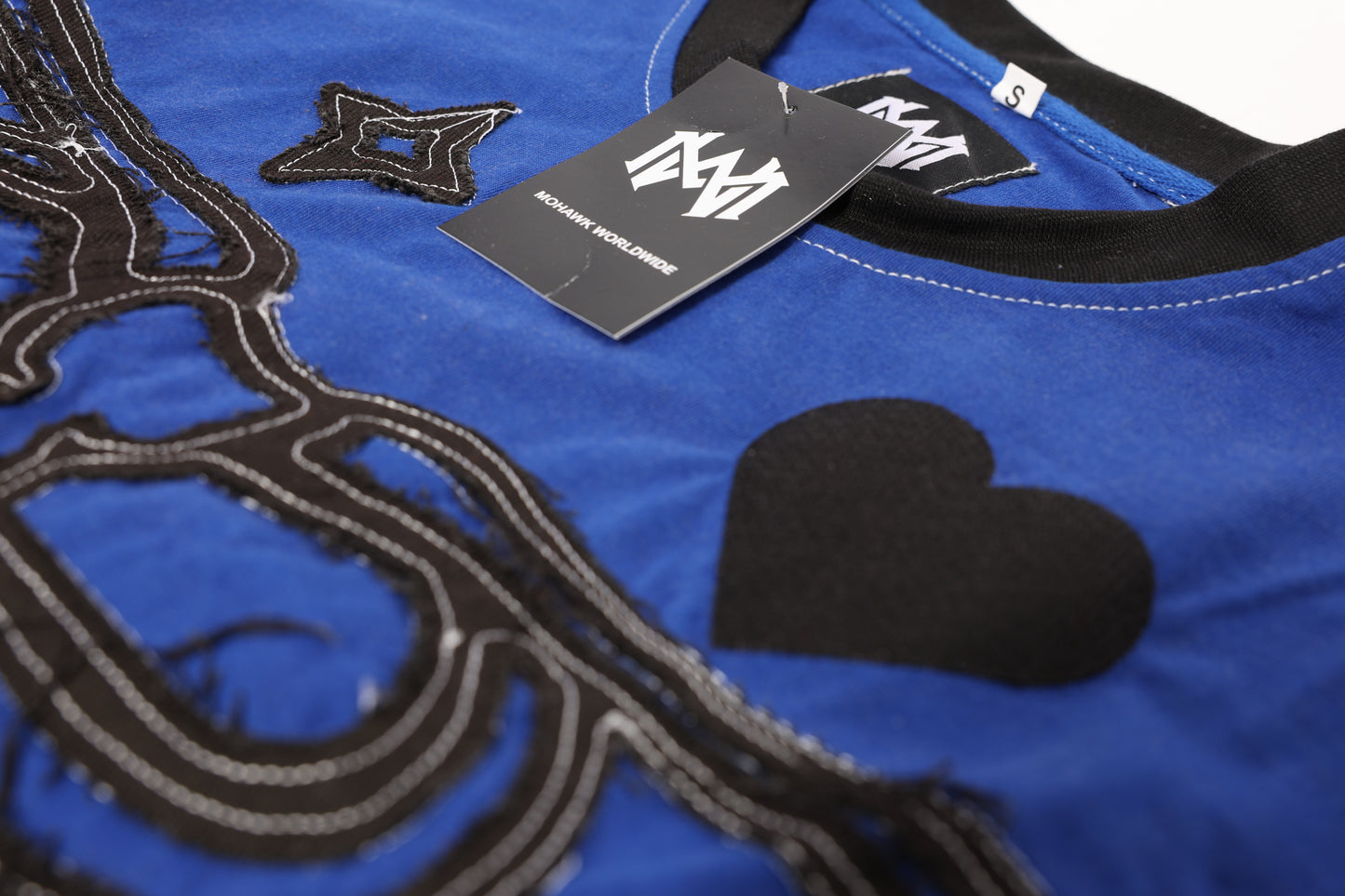 RARE Blue Fresh To Death Cropped Tee