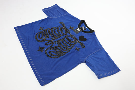 RARE Blue Fresh To Death Cropped Tee